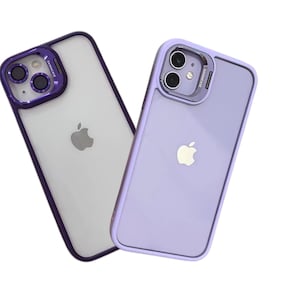 Support de luxe transparent étui pour iphone de téléphone 16 15 14 13 12 11 Pro Max 16 15 14 Plus avec support protecteur d'objectif de caméra couverture antichoc