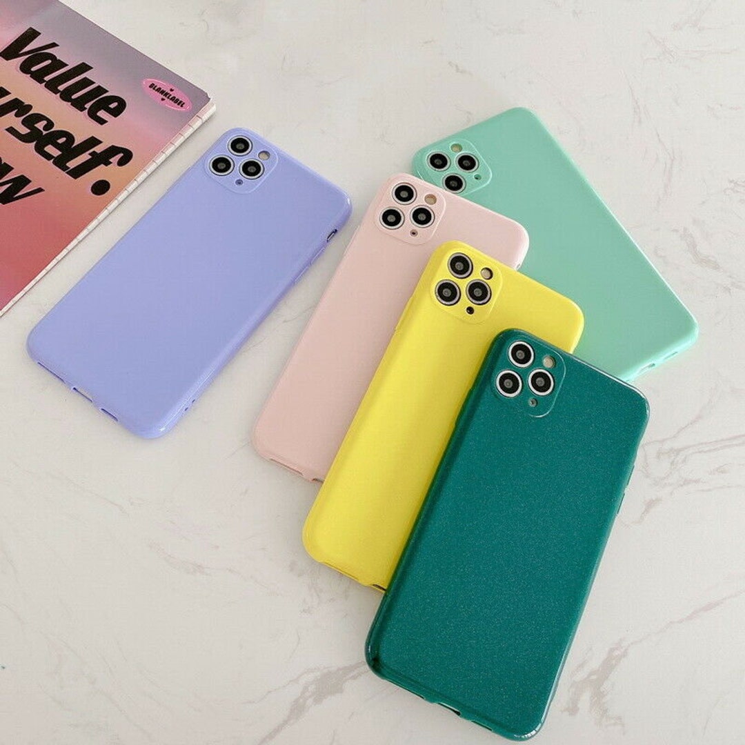Coloured Silicone iPhone Case iPhone 11 12 Mini Case iPhone Etsy
