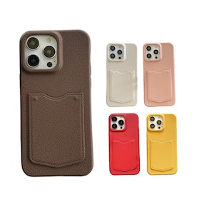 Étui pour téléphone portable en cuir de luxe avec fentes pour cartes, 11 12 13 14 15 16 Pro Max Plus, housse de protection antichoc en polyuréthane souple