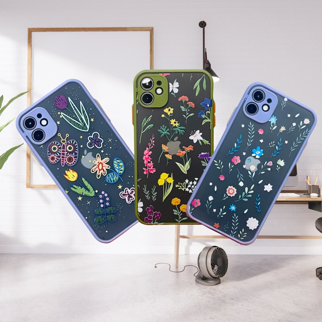 Cute Flower Phone Case for iPhone 14 13 12 Mini 11 Pro Max Se Etsy UK