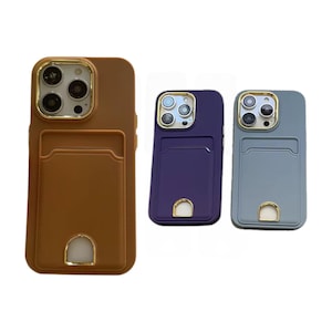 Étui de téléphone avec porte-cartes pour iPhone 15 14 Pro 13 12 Pro max Étui de téléphone portefeuille confortable pour iPhone 11