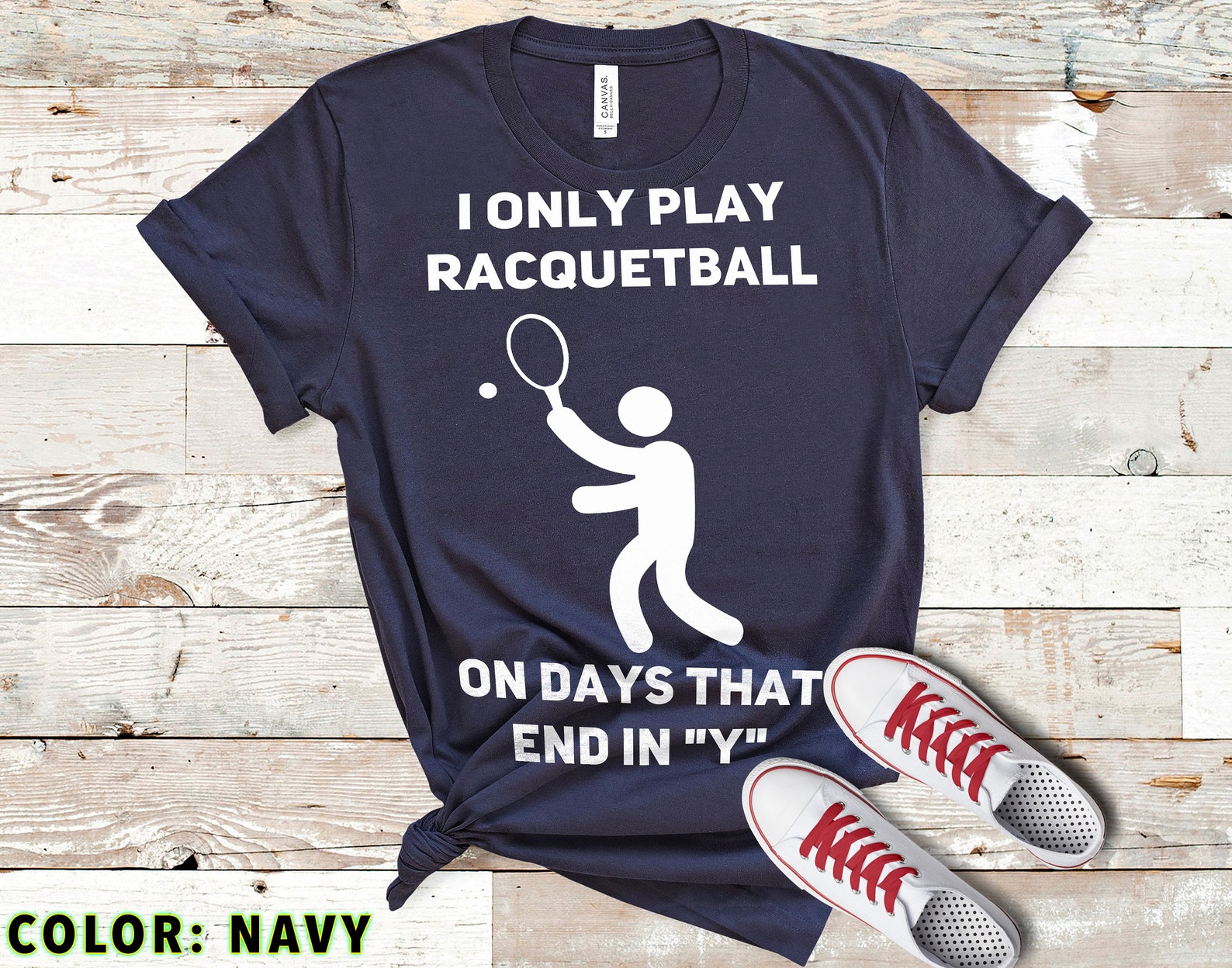 Funny Racquetball Days TShirt I Only Play Racquetball on Etsy