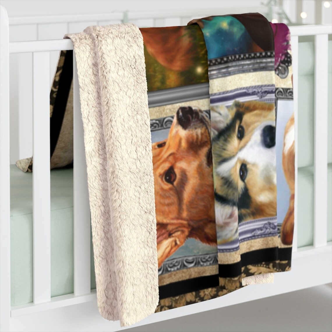 Corgi Blanket Cute Corgis dog Fleece Blanket for Corgi Lover | Etsy