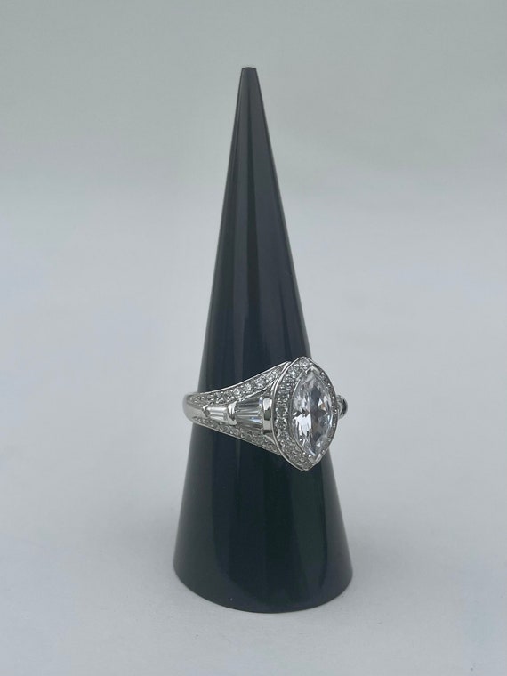 Marquis cubic zirconia engagement or anniversary r