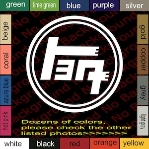 May include: White Toyota logo decal with the text "Dozens of colors, please check the other listed photos>>>>>>>" in yellow.