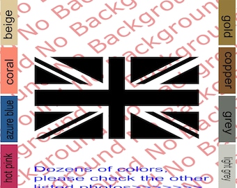 UK Union Jack Flag Vinyl Decal Sticker - British Car Patriot