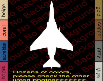 F-4 F4 Phantom Vinyl Decal Die Cut Sticker Jet Fighter Airplane Air Force Military Rhino for US Military AY088