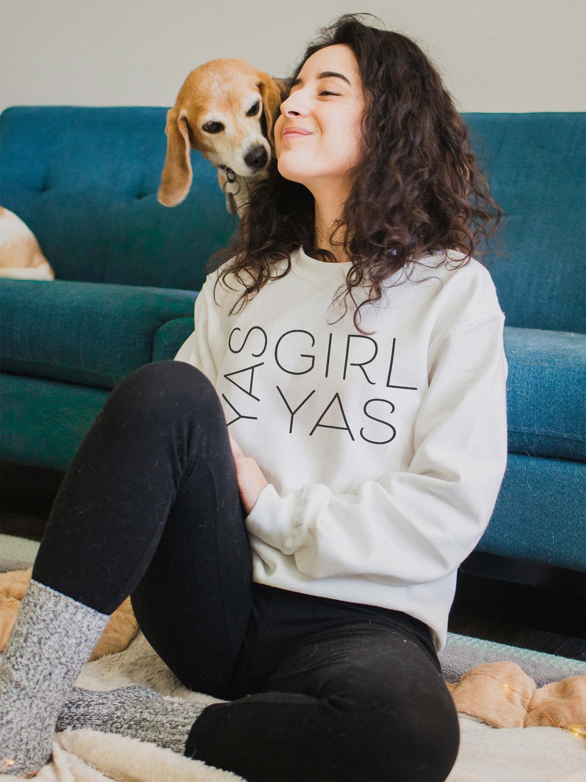 Yes girl sweatshirt Clearance