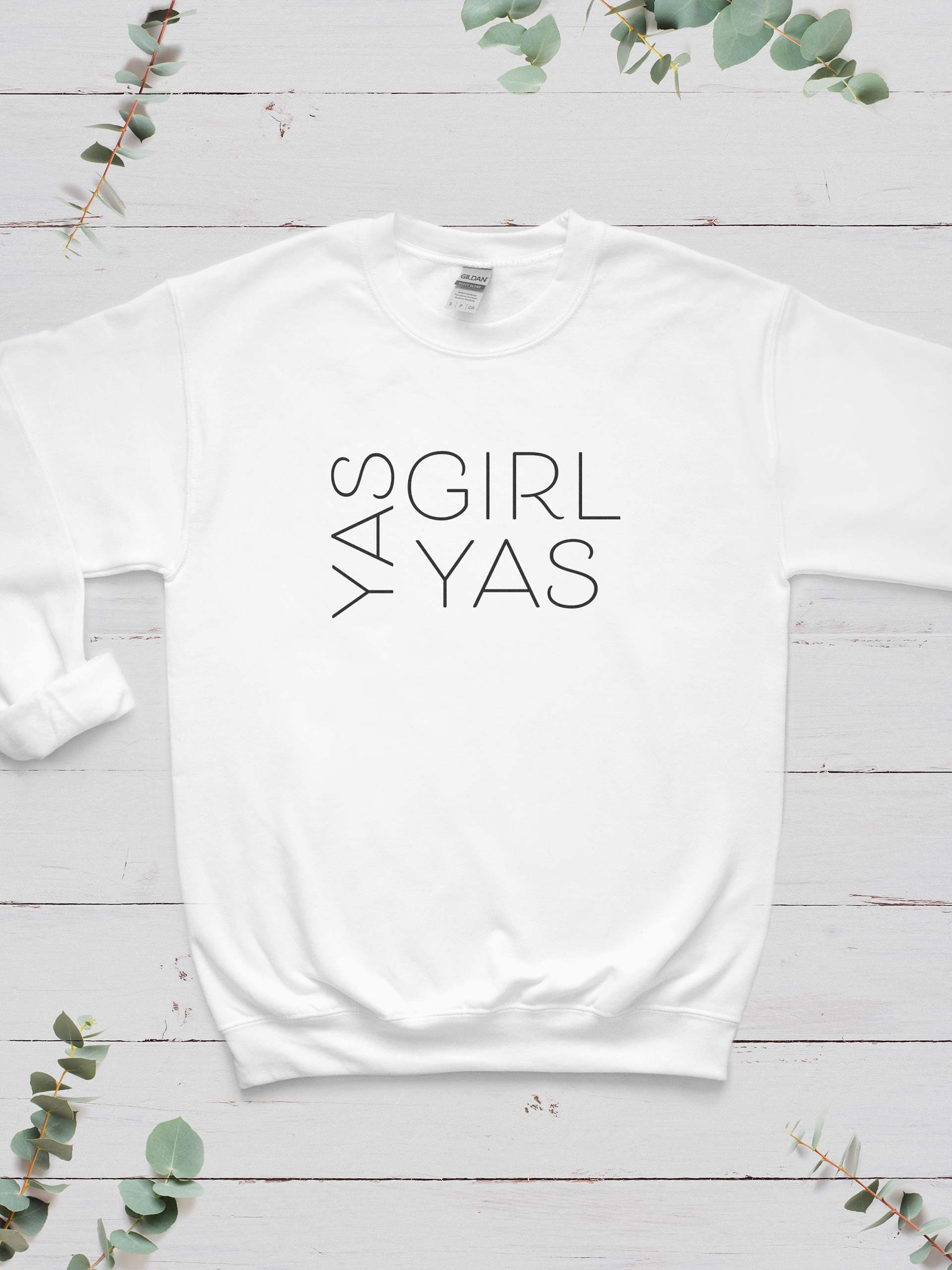 Yes girl sweatshirt Clearance