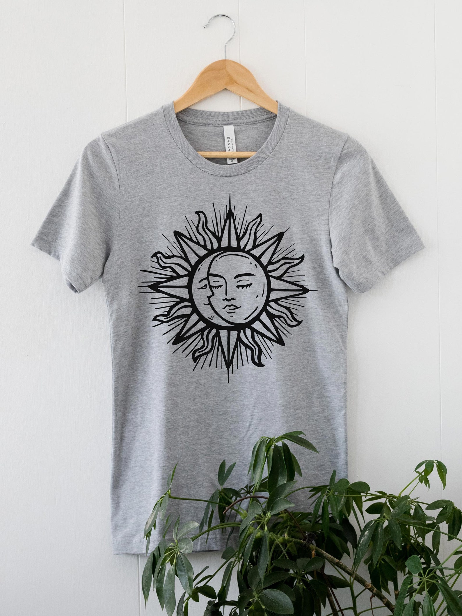 Sun and Moon Shirt for Women Moon Gift for Her Lunar | Etsy