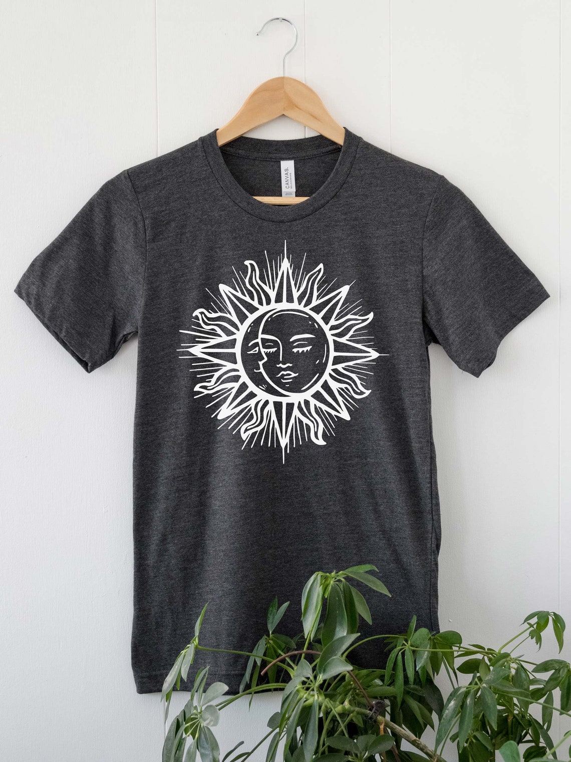 Sun and Moon Shirt for Women Moon Gift for Her Lunar | Etsy