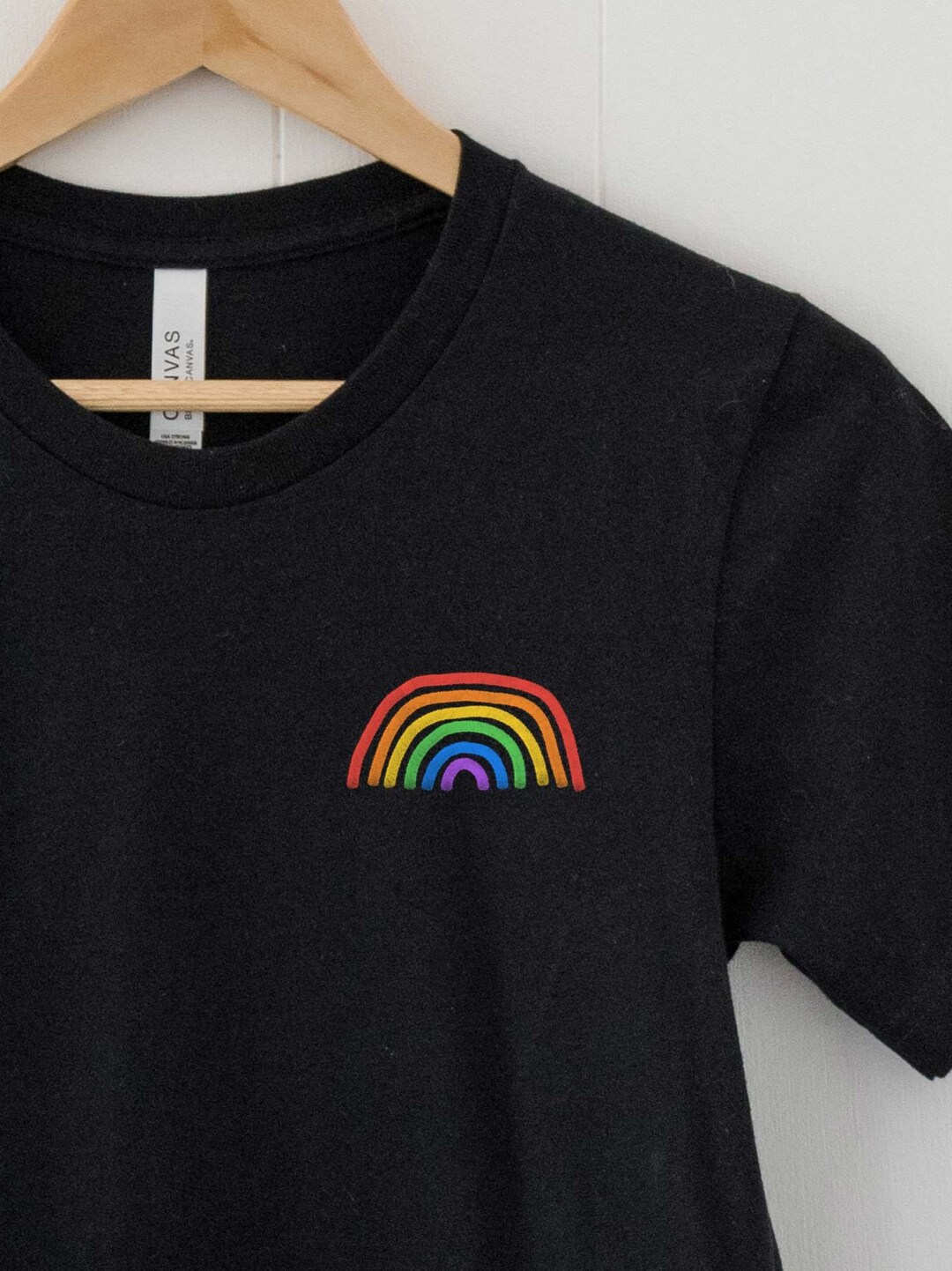 Minimalistic Rainbow Shirt LGBTQ Gay Pride Tshirt Cute Pride - Etsy