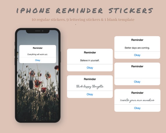 Reminder Sticker for iOS & Android