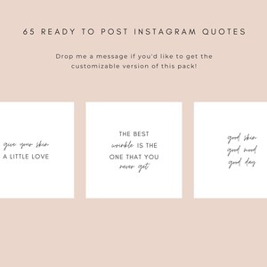 65 Skincare Instagram Post Quotes for Estheticians, Social Media Posts ...