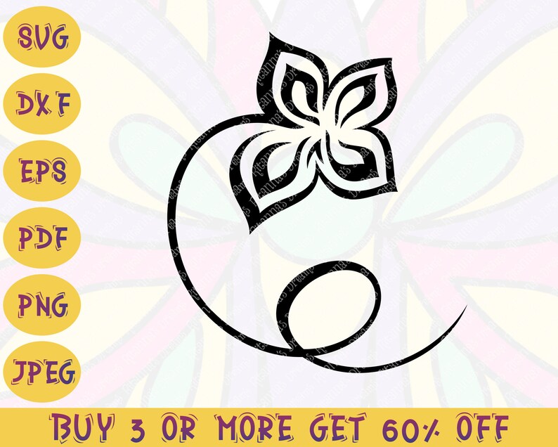 Flowers SVG Bundle Cricut Silhouette Car Decal Vinyl hello Etsy