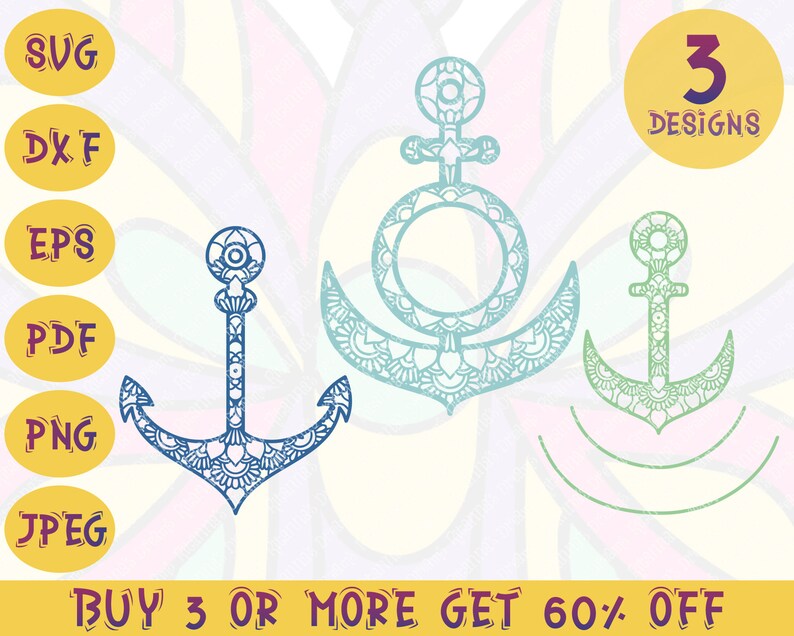 Download Green Navy Anchors Mandala Bundle Svg Monogram Floral Cricut Design Silhouette Coloring Pages Decal Vinyl Clipart Flowers Stickers Flowered Clip Art Art Collectibles Leadcampus Org