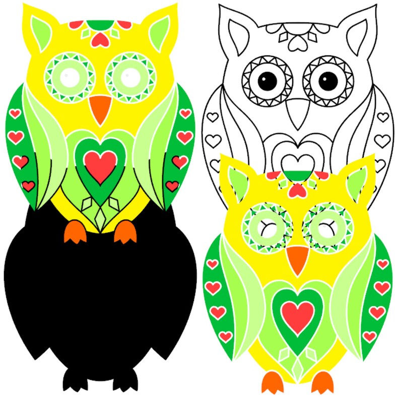 Download Owl Family SVG Cricut Silhouette Mommy Daughter Daddy Baby ...