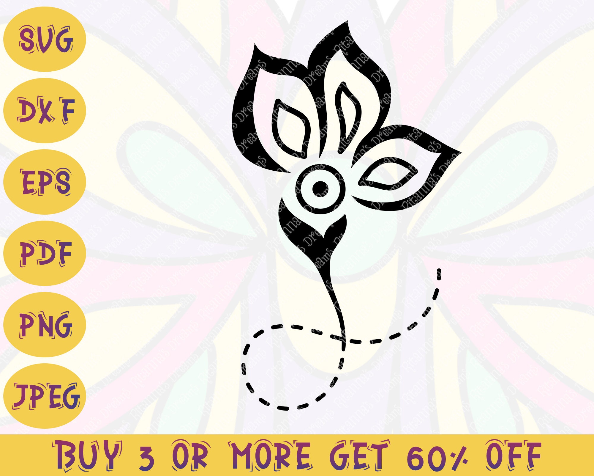 Flowers SVG Bundle Cricut Silhouette Car Decal Vinyl hello Etsy