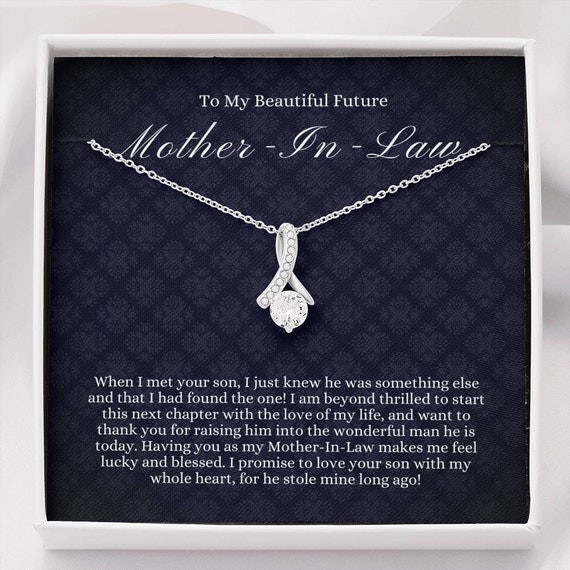 Future mother in law best sale necklace
