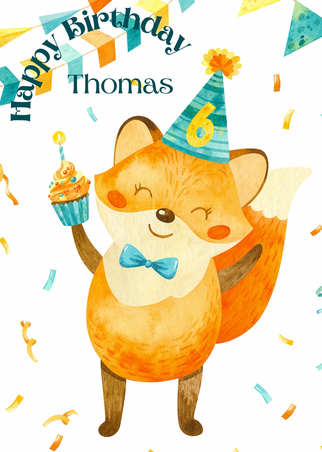 Custom 6th Birthday Card For Boys Woodland Birthday Card Etsy UK custom-6th-birthday-card-for-boys-woodland-birthday-card-etsy-uk