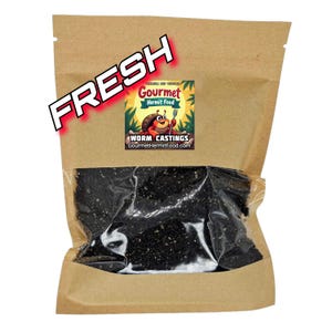 Organic Worm Castings for Hermit Crabs: Calcium and Azomite, Oyster Shells. XL 12 oz.
