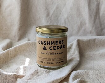 cashmere & cedar | soy coconut candle