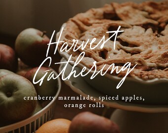 harvest gathering | autumn fall wax melt