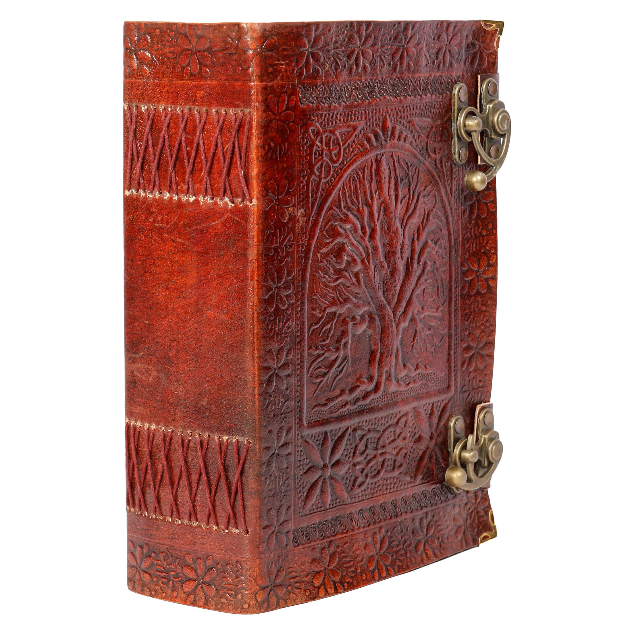 Thick / Fat Leather Journal Tree of Life Embossed 600 Pages Journal ...