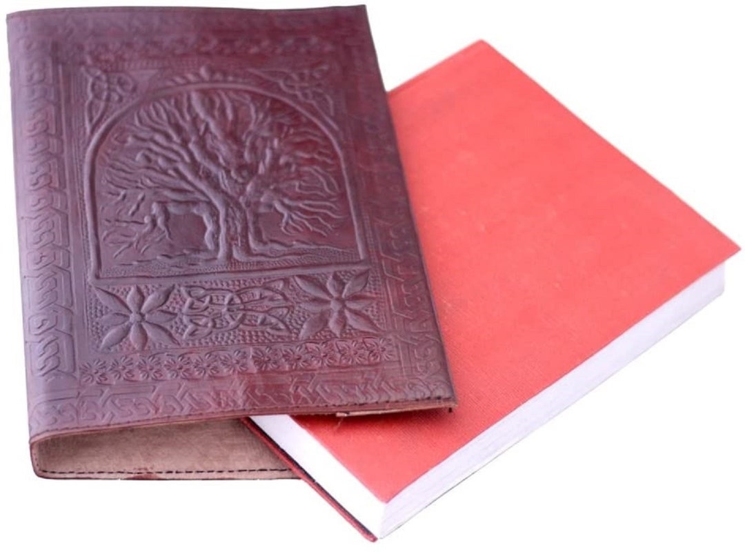 10" Tree of Life Refillable Buffalo Leather Journal Diary Notebook ...