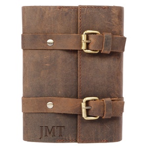 7&quot; Personalized Leather Journal Gift For Her Chritmas Gift