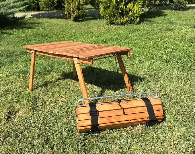 Holztisch Boho Picknicktisch Auto Picknicktisch Klapptisch | Etsy
