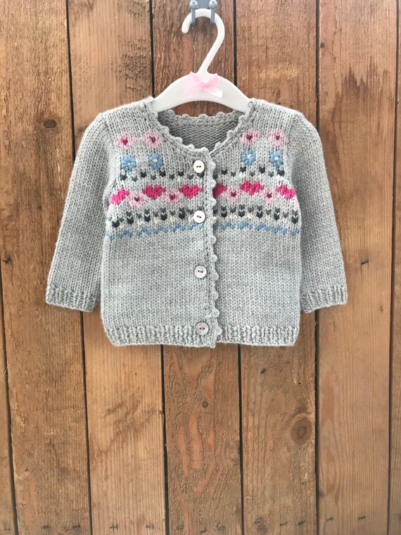 merino wool baby cardigan