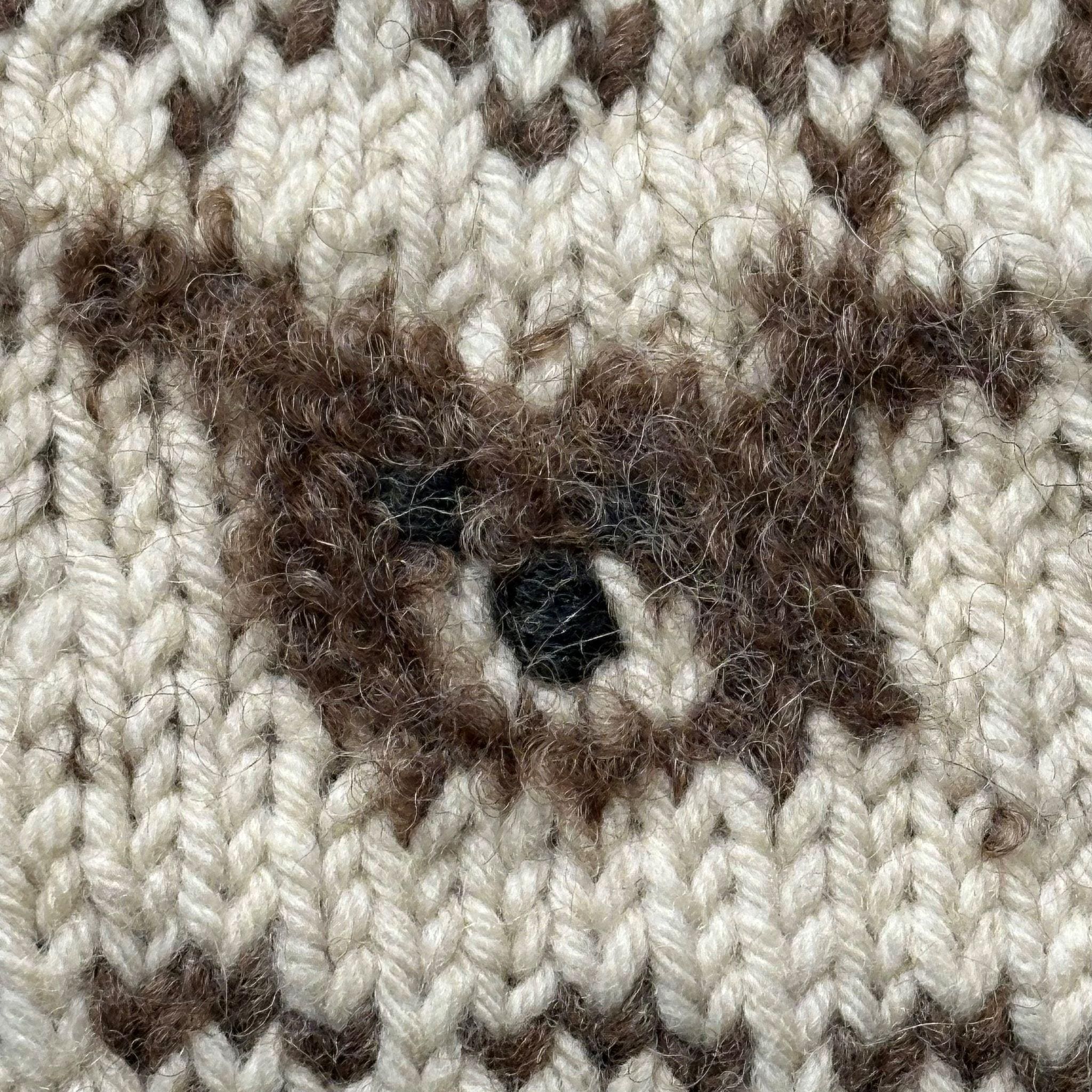 Hand Knit Shetland Wool Fair Isle Teddy Bear Sweater - Nordic Kids ...