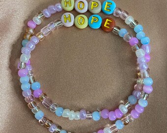 Hope Friendship Beaded Bracelet