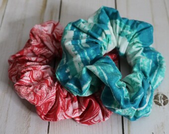 Marble Scrunchie Set
