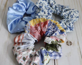 Patch Work Scrunchie Set