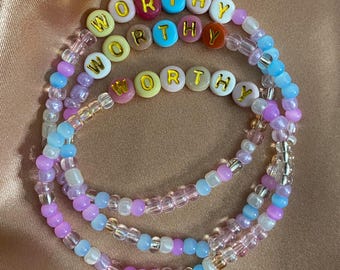 Worthy Friendship Beaded Bracelet