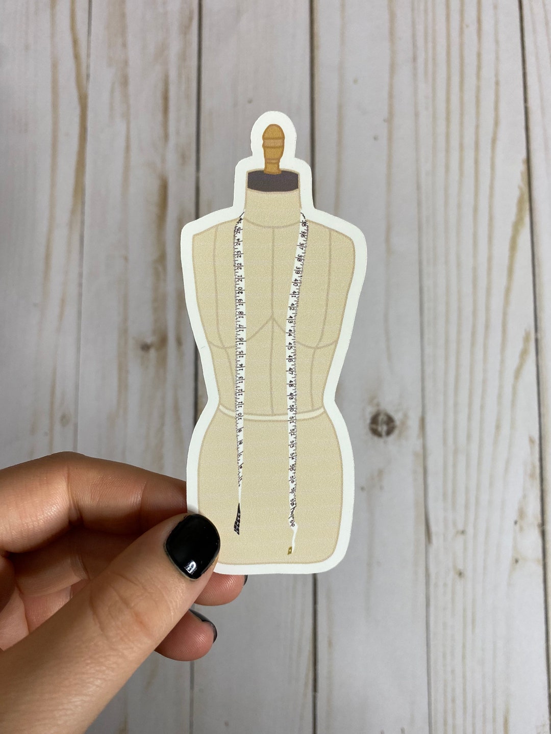 Dress Form Sticker - Etsy