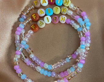 Faith Friendship Beaded Bracelet