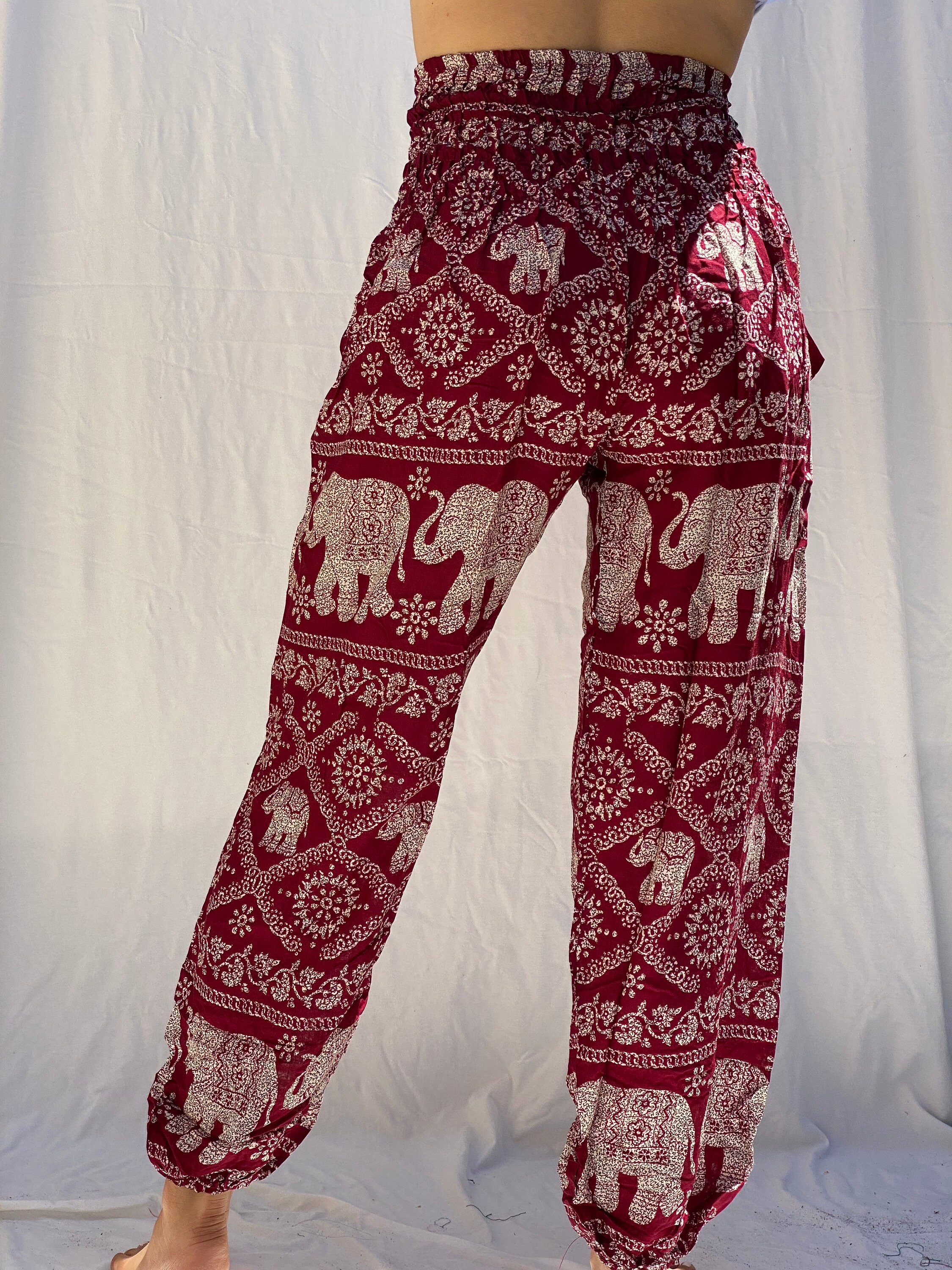 Thai Elephant Pants Hippie Pants Harem Pants Women Rayon Pants Etsy UK