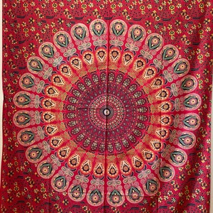 Wall Tapestry, Mandala Tapestry, Wall Hanging Tapestry, Cotton Hippie Indian Tapestry Twin Tapestry, Handmade Bedspread Indian Tapestry
