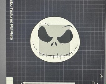 Porta post-it a forma di teschio / File STL 3D digitale, Halloween