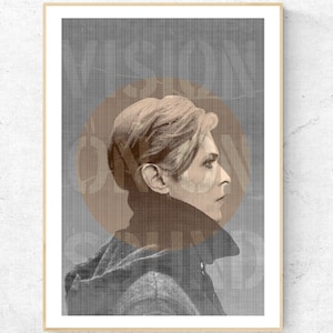 David Bowie Sound and Vision Limited Edition Pigment Art Print, Signed by the Artist, Home & Wall Decor.
