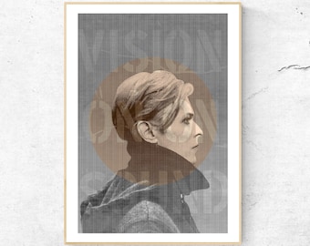 David Bowie Sound and Vision Art Print, edycja limitowana z autografem