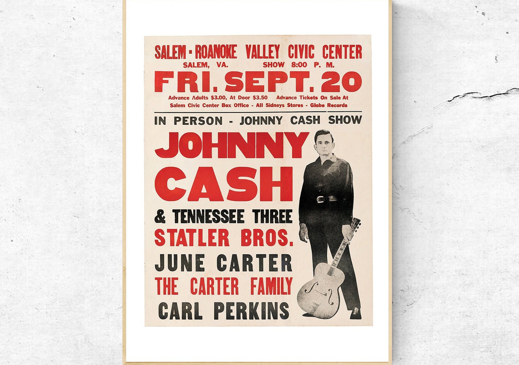The Johnny Cash Show - Etsy, image size:1660x1167