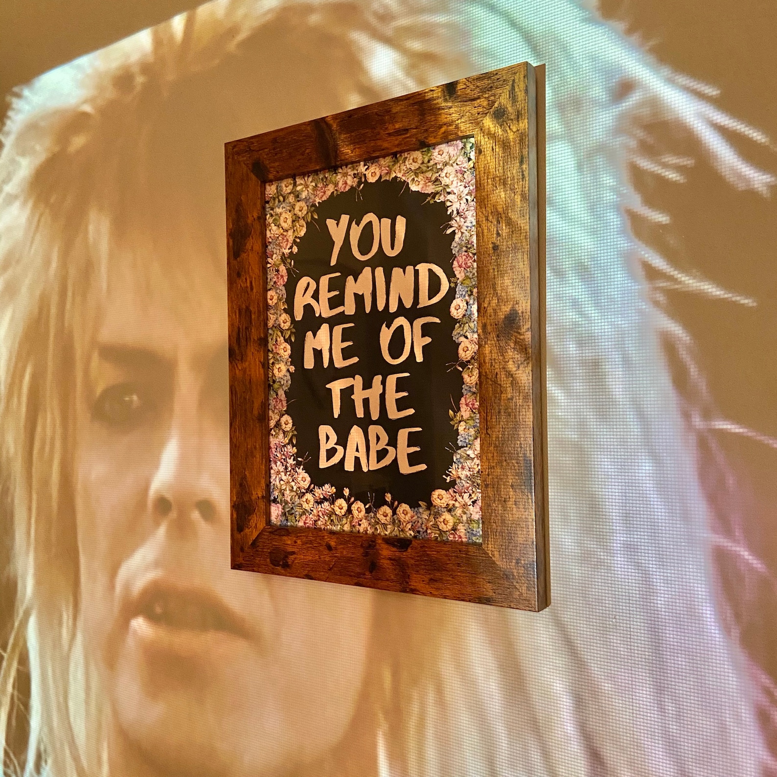 You Remind Me of the Babe Labyrinth A4 Poster Wall Art Etsy