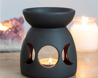 Back in stock! Triple Moon Cut Out Wax/Oil Burner