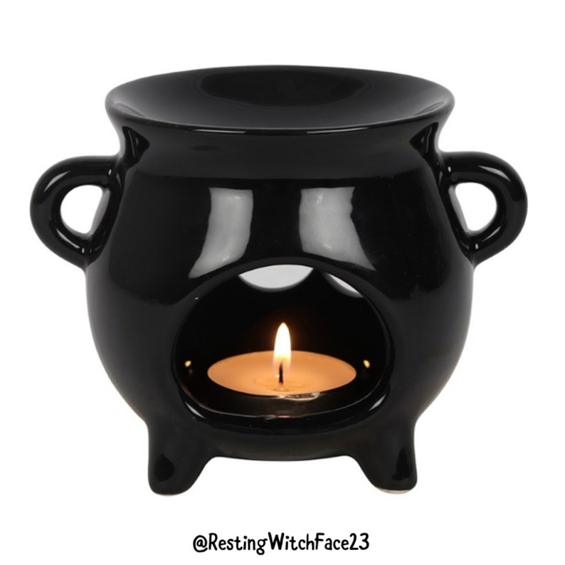 Triple Moon Cauldron Wax Burner / Oil Burner Etsy