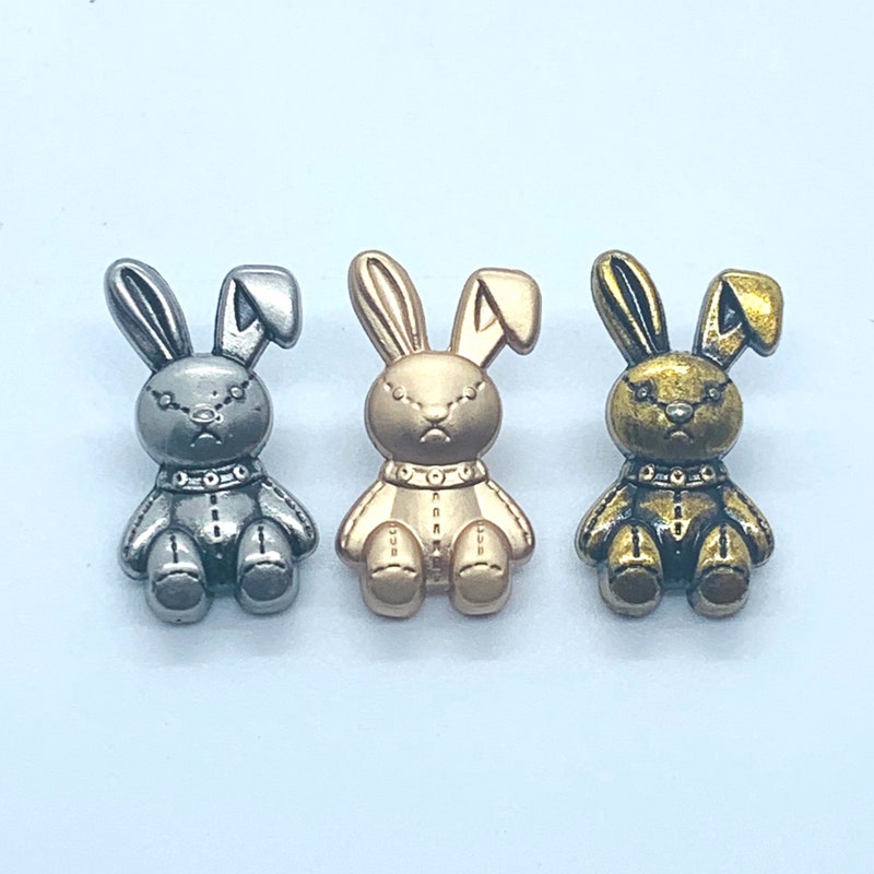 Bunny Rabbit Button - Etsy