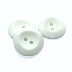 Extra large round button, white button, 30mm button, sweater button, coat button, oversize, jumbo button, jacket button